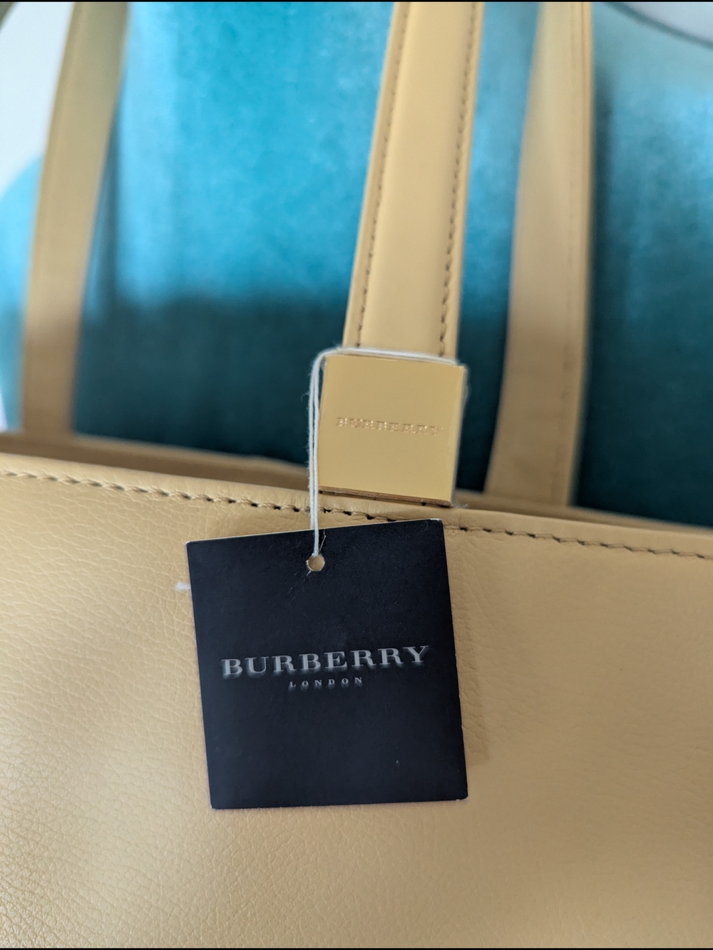 Burberry Leather Tan Handbag - Picture 2 of 13